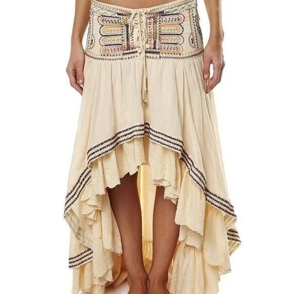 Dresses & Skirts - 🔹New🔹Vintage Boho Drop Waist Skirt